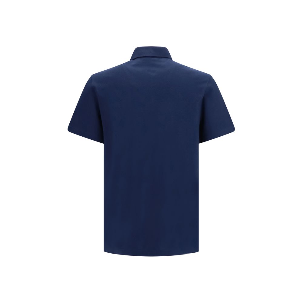 Polo Valentino Garavani in cotone blu