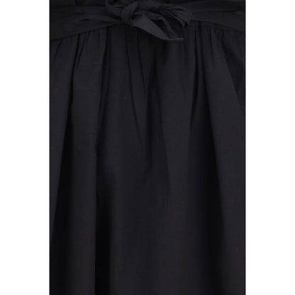 Robe décontractée Ganni en coton noir