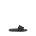 Sandales plates Valentino Garavani en caoutchouc noir