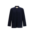 Cardigan in lana blu Valentino Garavani Oves Aries