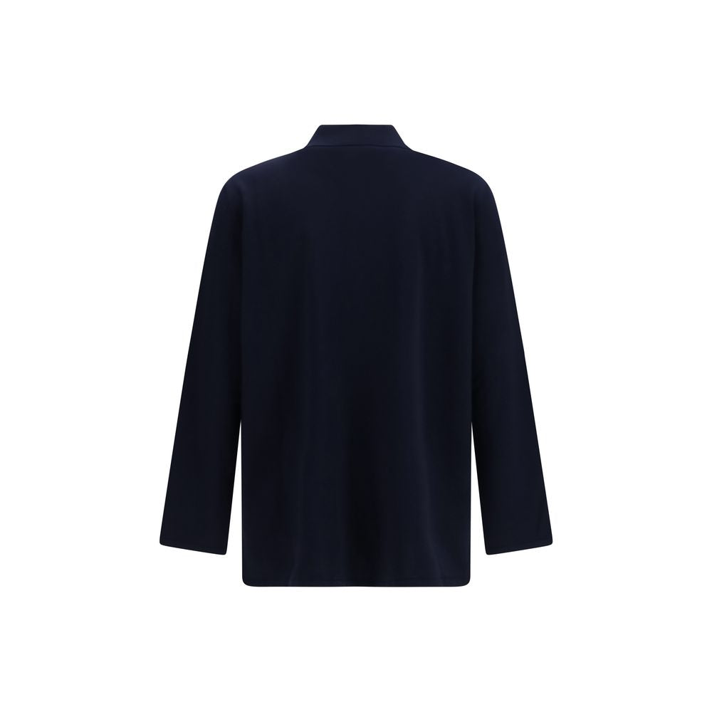 Cardigan Valentino Garavani en laine bleue Oves Aries