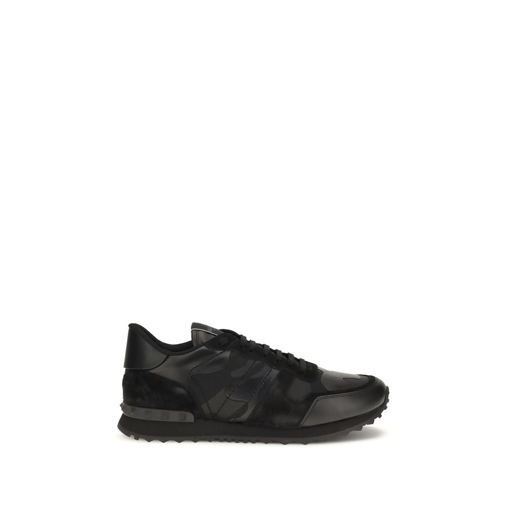 Baskets athlétiques Valentino Garavani en polyester noir