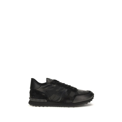 Baskets athlétiques Valentino Garavani en polyester noir