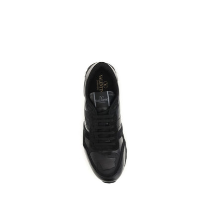Baskets athlétiques Valentino Garavani en polyester noir