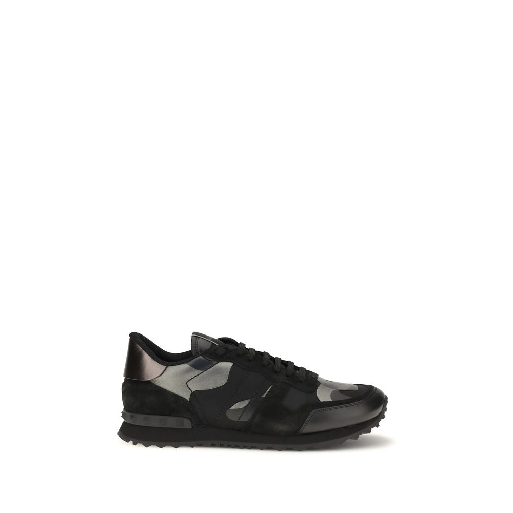 Baskets de sport Valentino Garavani en polyamide noir
