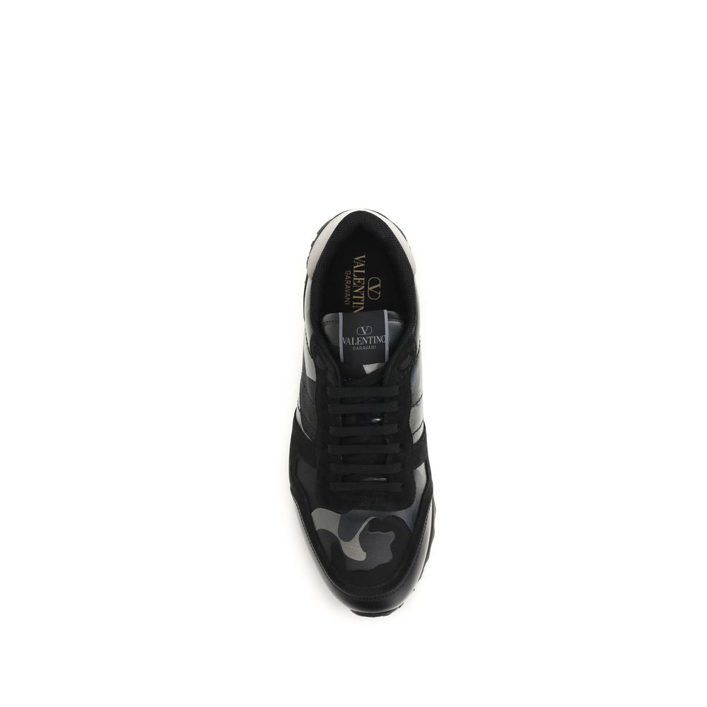 Baskets de sport Valentino Garavani en polyamide noir
