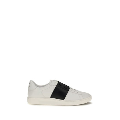 Baskets basses en cuir de veau noir Bos Taurus Valentino Garavani