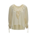 Chemisier en soie beige Chloé