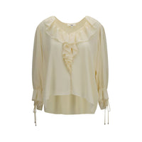 Camicetta in seta beige Chloé