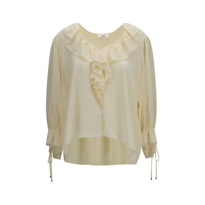 Camicetta in seta beige Chloé
