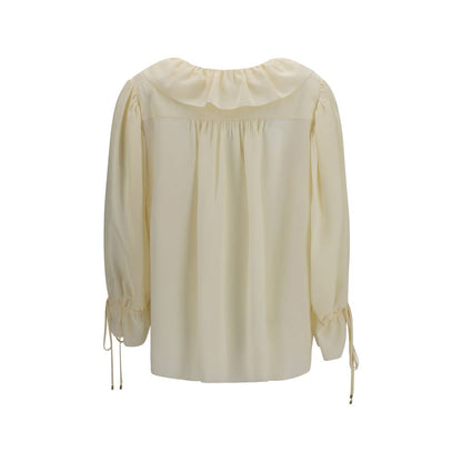 Camicetta in seta beige Chloé