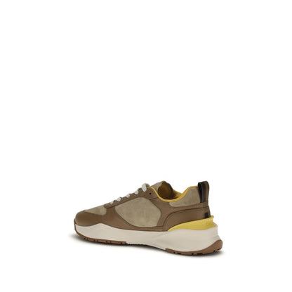 Sneakers Athletic Fendi in Pelle di Vitello Multicolore Bos Taurus