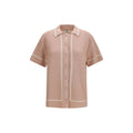 Chemise à manches courtes en coton multicolore Fendi