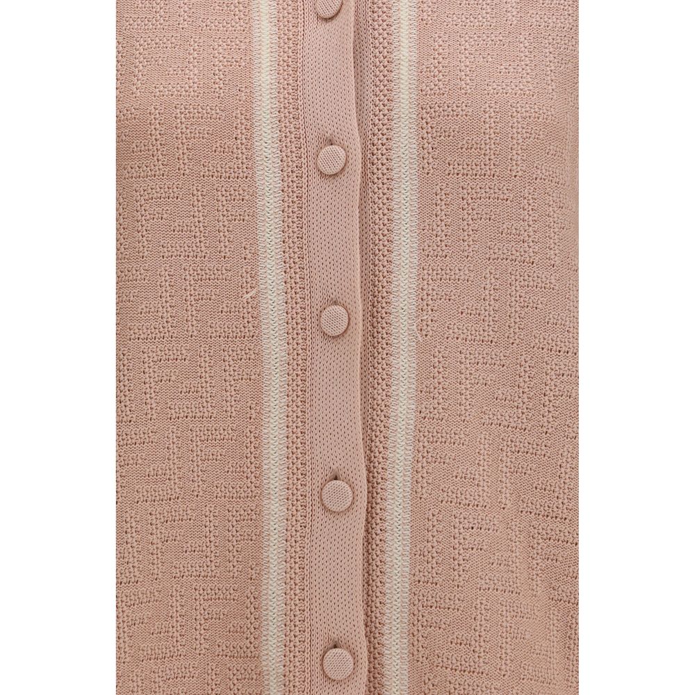 Camicia Fendi a maniche corte in cotone multicolore