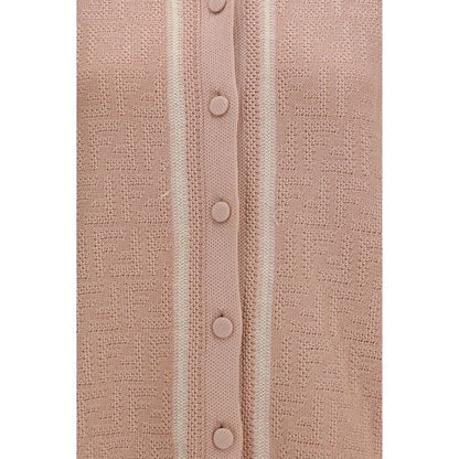 Camicia Fendi a maniche corte in cotone multicolore