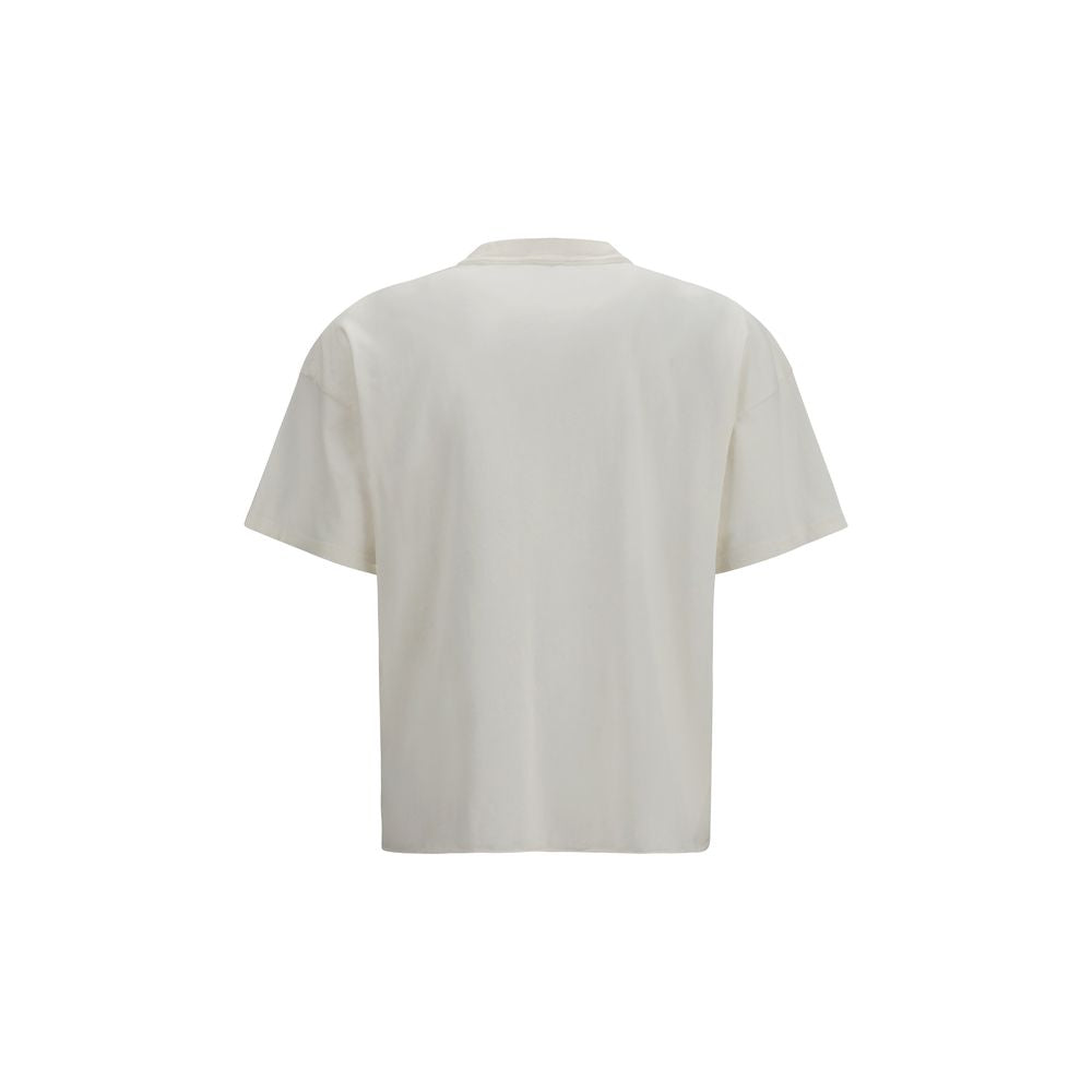 Rappresentare T-shirt di cotone bianca