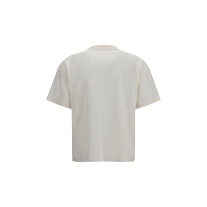 Rappresentare T-shirt di cotone bianca