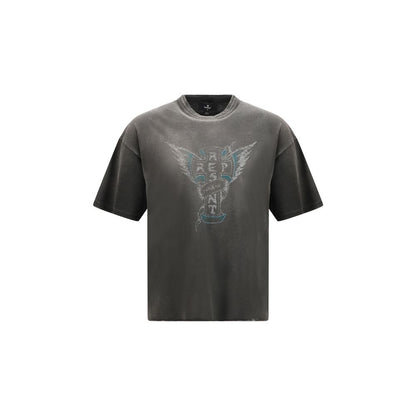 Represent Gray Cotton T-Shirt