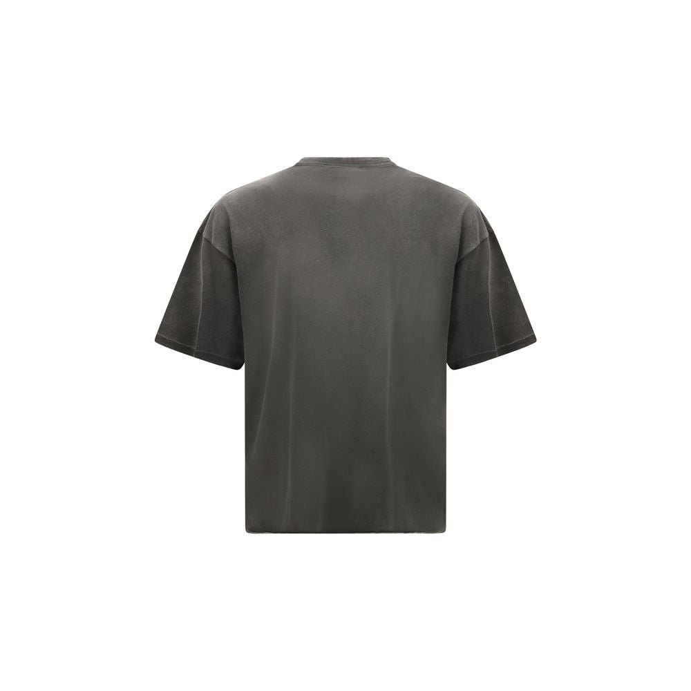Graues Baumwoll-T-Shirt repräsentieren