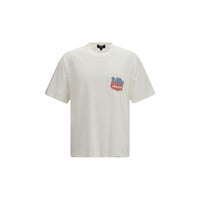 Rappresentare T-shirt di cotone bianca