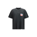 T-shirt gris en coton
