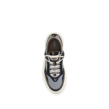 Sneakers Fendi Multicolor in pelle di vitello Bos Taurus