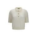 Polo Balmain en laine blanche Oves Aries