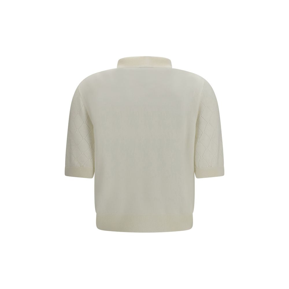 Polo Balmain in lana bianca Oves Aries