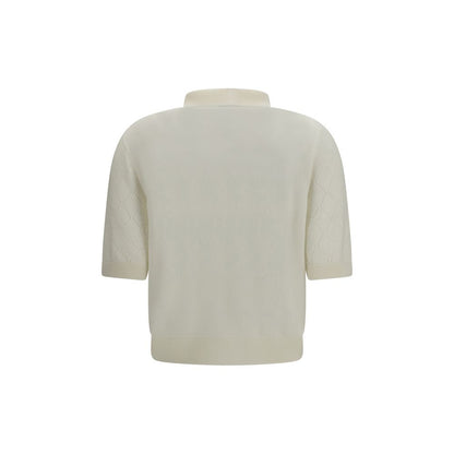 Polo Balmain in lana bianca Oves Aries