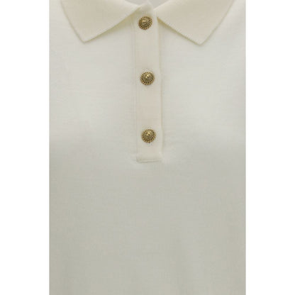 Polo Balmain in lana bianca Oves Aries