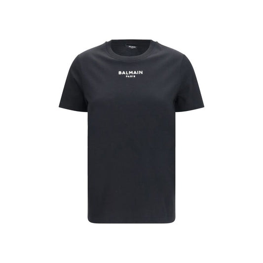 T-shirt Balmain in cotone nero