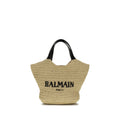 Sac à bandoulière Balmain en viscose beige