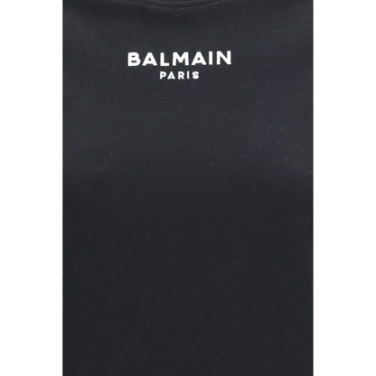 T-shirt Balmain in cotone nero