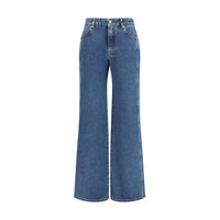 Balmain Jeans in denim di cotone blu