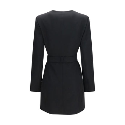 Blazer Balmain Oves Aries in lana nera