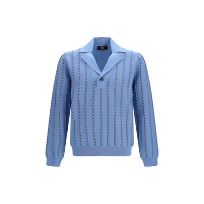 Felpa Fendi in cotone blu