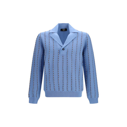 Felpa Fendi in cotone blu