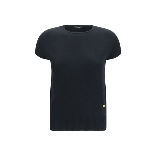 Maglione Balmain nero in lana senza maniche Oves Aries