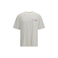 Rappresentare T-shirt di cotone bianca