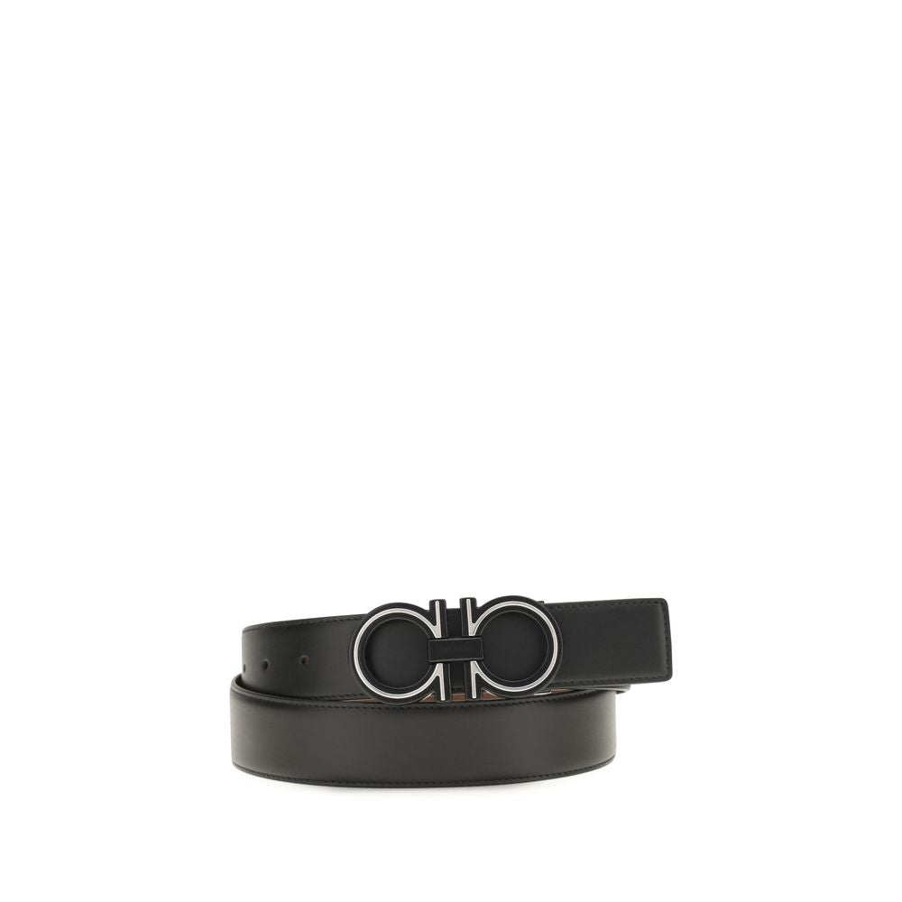 Ferragamo Blått Bälte i Kalvskinn Bos Taurus Regular