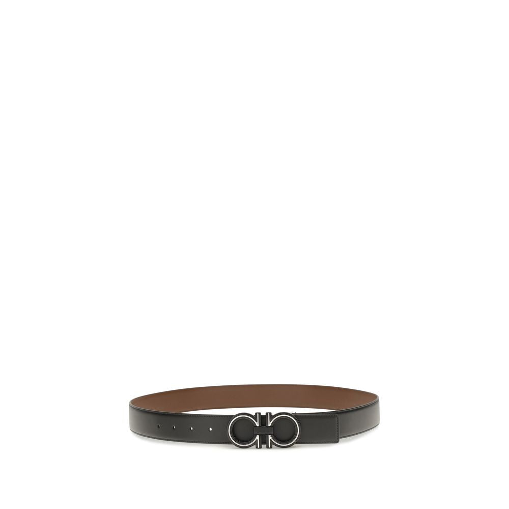 Ferragamo Blått Bälte i Kalvskinn Bos Taurus Regular
