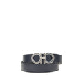 Ceinture Ferragamo en cuir de veau bleu Bos Taurus