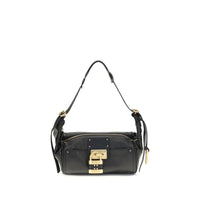 Borsa a tracolla Chloé in pelle di vitello nera Bos Taurus