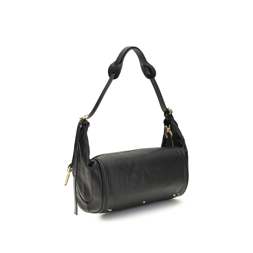 Borsa a tracolla Chloé in pelle di vitello nera Bos Taurus