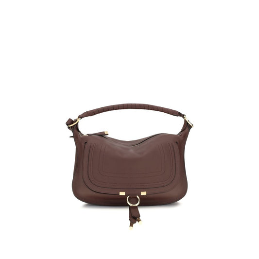 Borsa a tracolla Chloé in pelle di vitello Bordeaux Bos Taurus