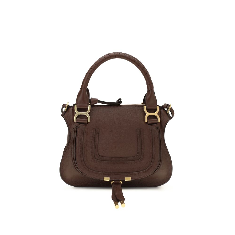 Borsa Chloé in pelle di vitello marrone Bos Taurus