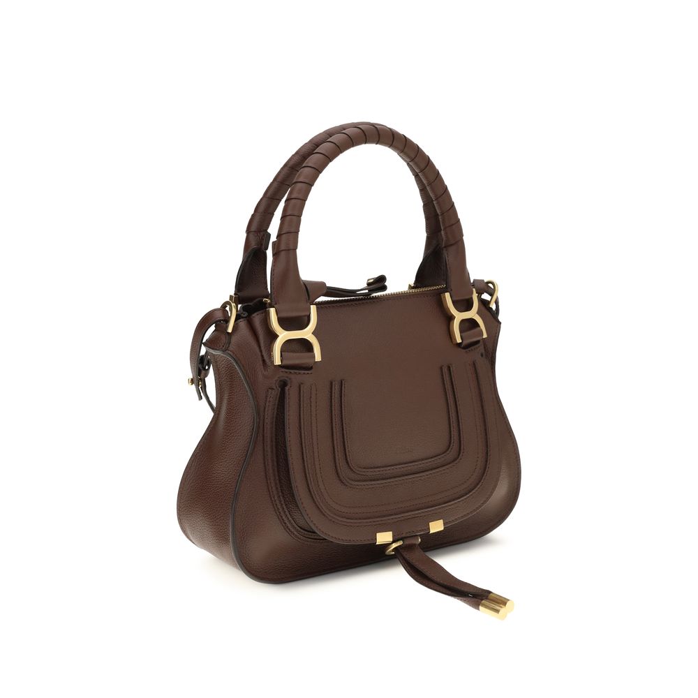 Borsa Chloé in pelle di vitello marrone Bos Taurus