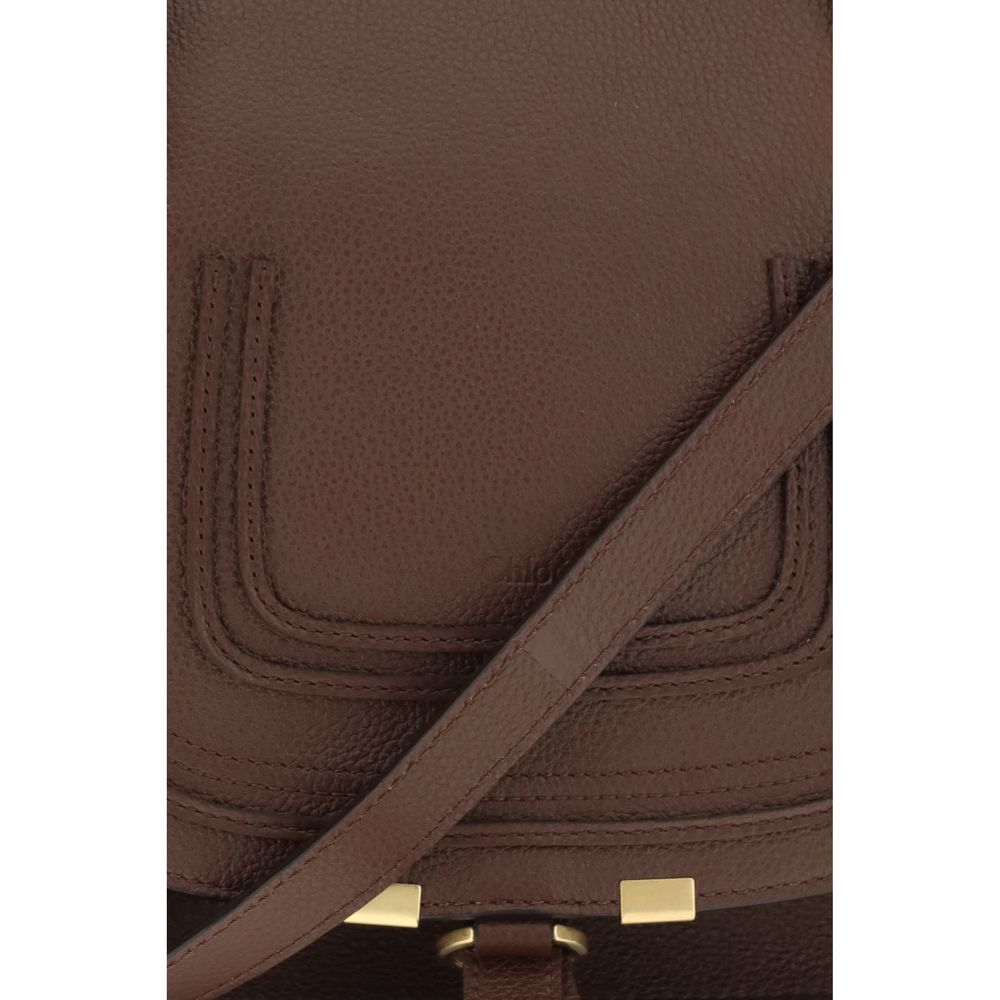 Borsa Chloé in pelle di vitello marrone Bos Taurus