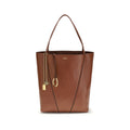 Sac porté épaule Chloé en cuir de veau marron Bos Taurus