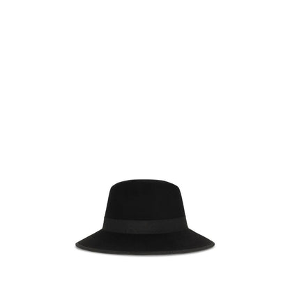 Fedora Valentino Garavani in cotone nero